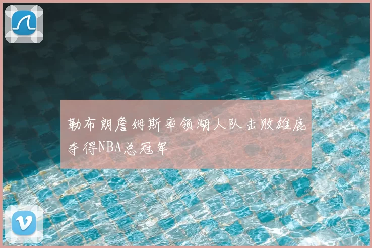 勒布朗詹姆斯率领湖人队击败雄鹿夺得NBA总冠军